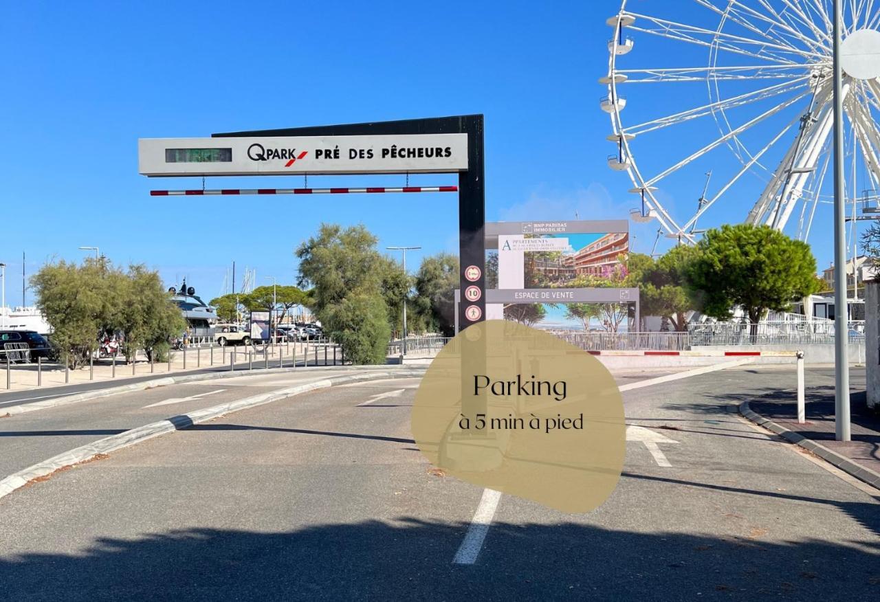 Vieil Antibes, Plage De Sable, Avec Parking Екстериор снимка