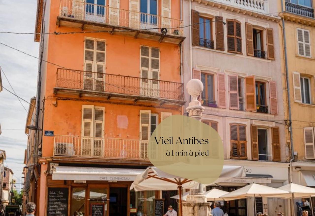 Vieil Antibes, Plage De Sable, Avec Parking Екстериор снимка